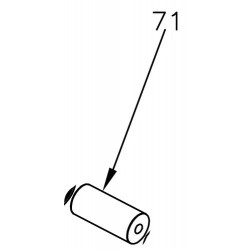 Hubzapfen d.18x40