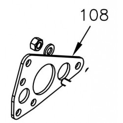 Halterung Benzinpumpe - Mini Rok