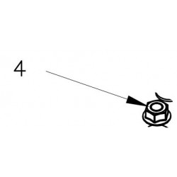 Mutter M8x10 - DJT OK Junior